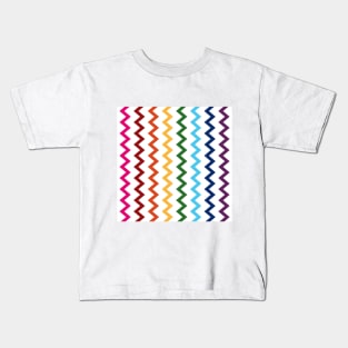Rainbow Chevron Kids T-Shirt